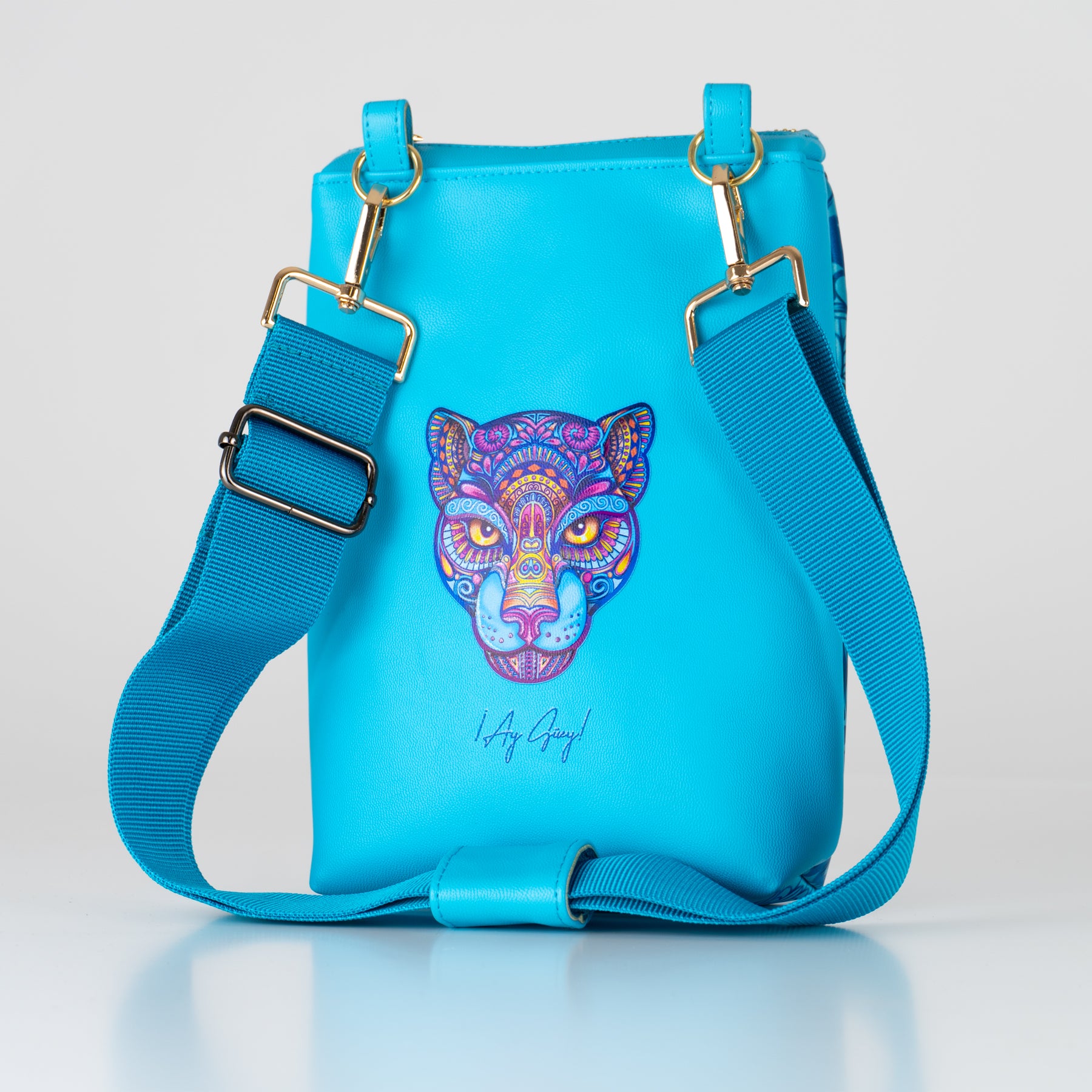 Bolsa de viaje con correa ajustable - Colección ENO-JAA TURQUESA