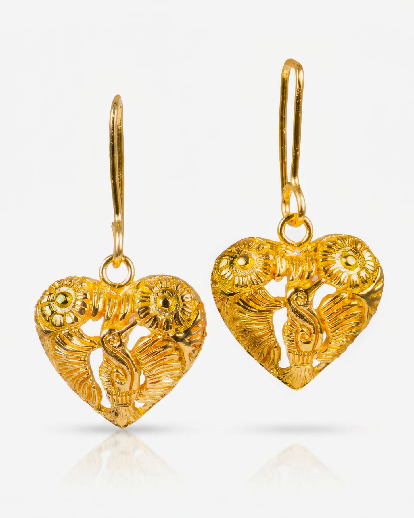 Aretes Colibrí Dorados