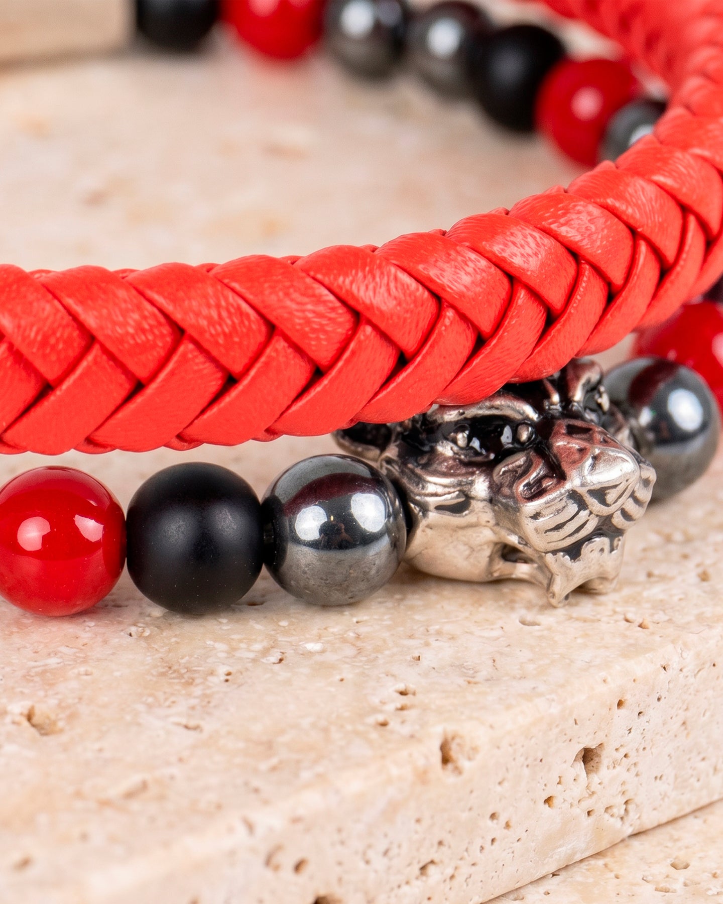 Brazalete Piel/Piedra Balam