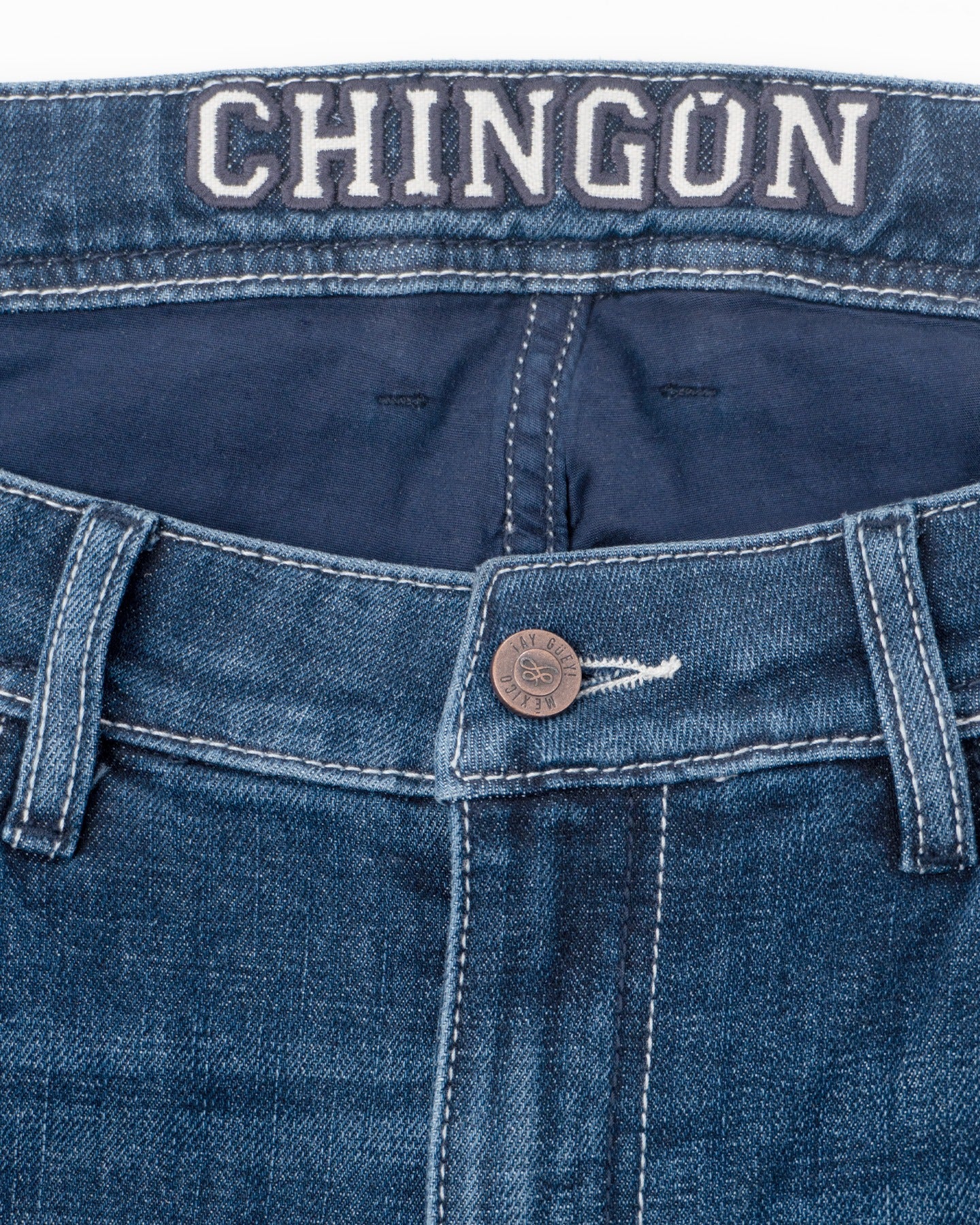 Jeans Regular Mezclilla Chingón Blue