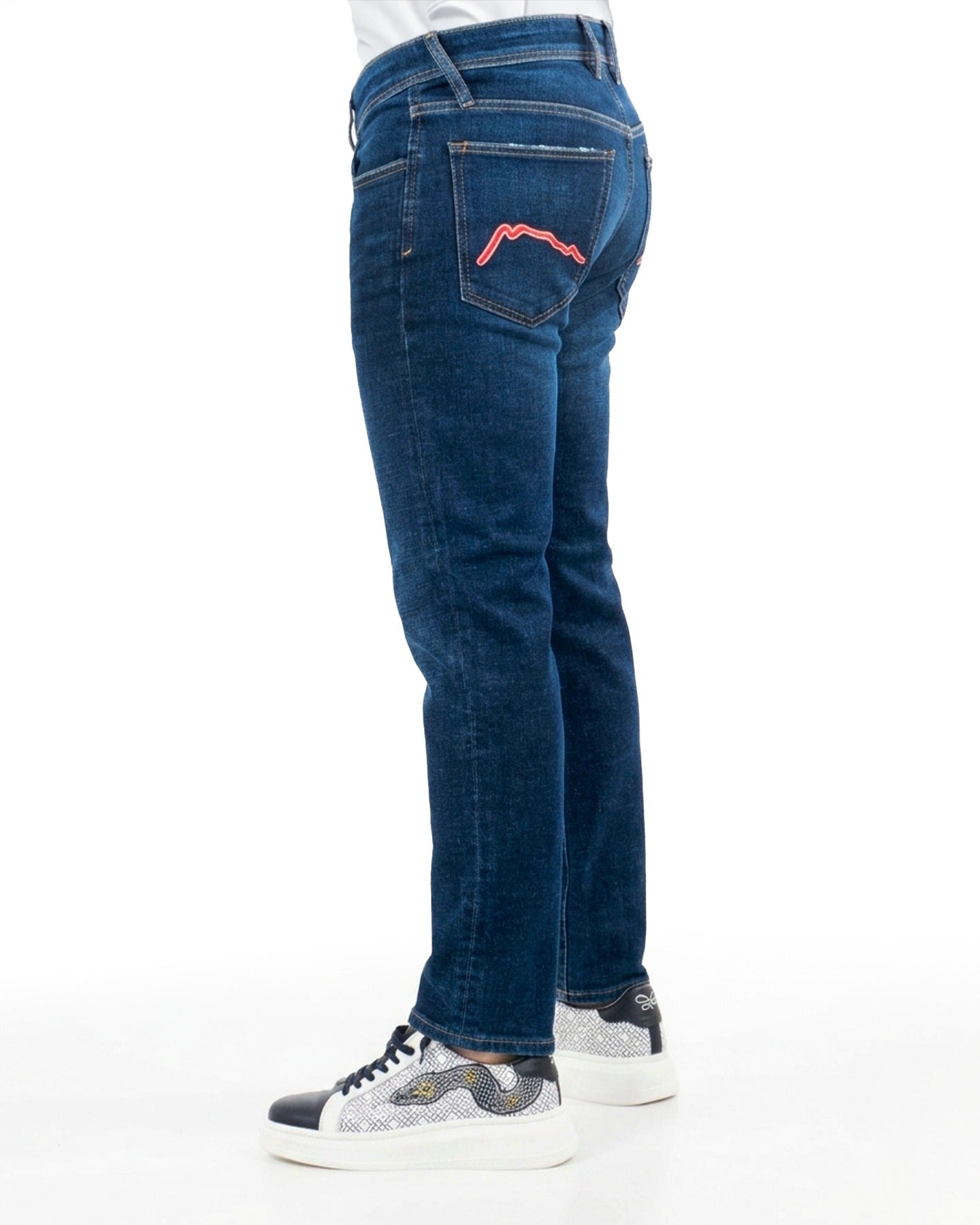 Jeans Regular Mezclilla Chingón Red