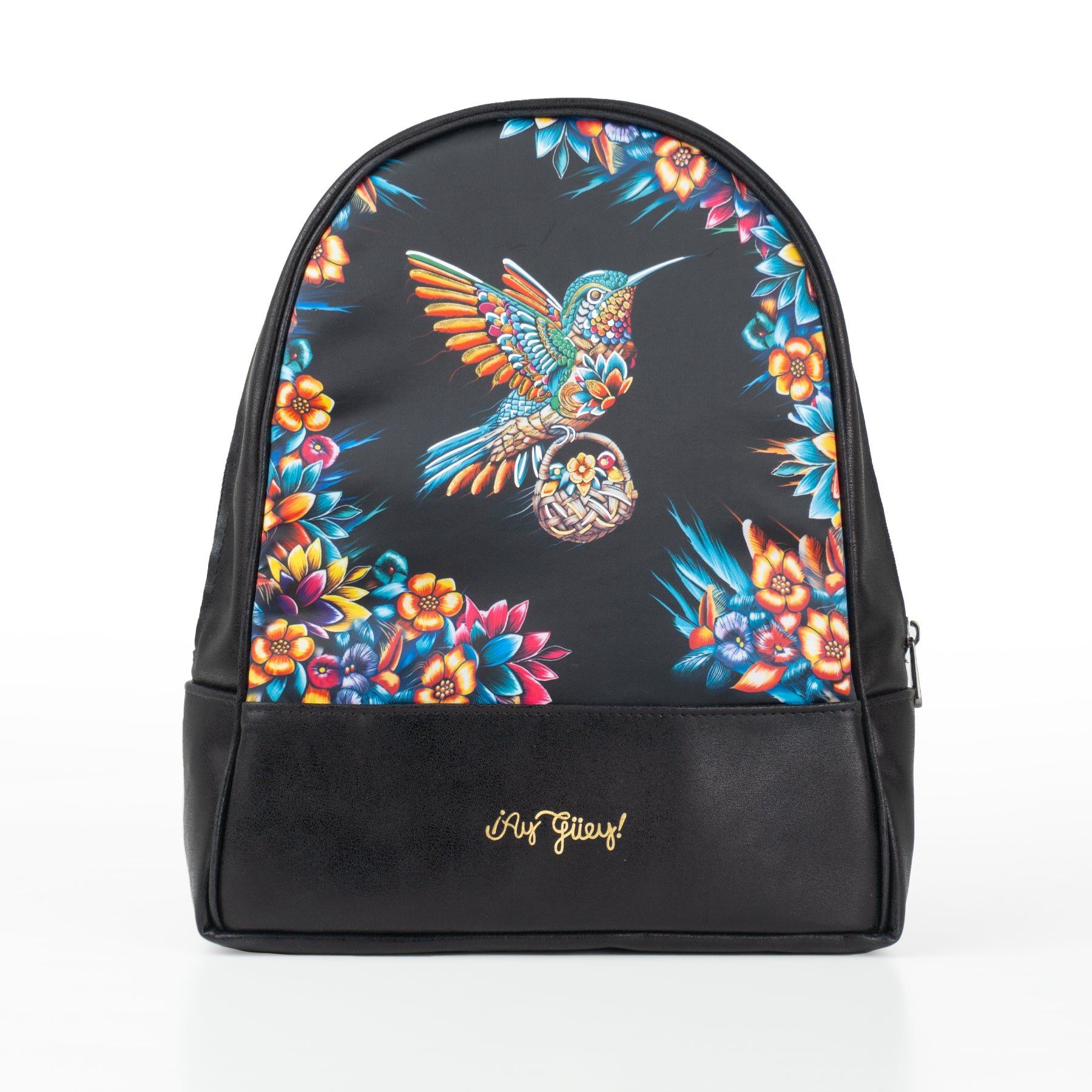 Mochila Modelo Arco para mujer color negro - Colección IZAHUATL