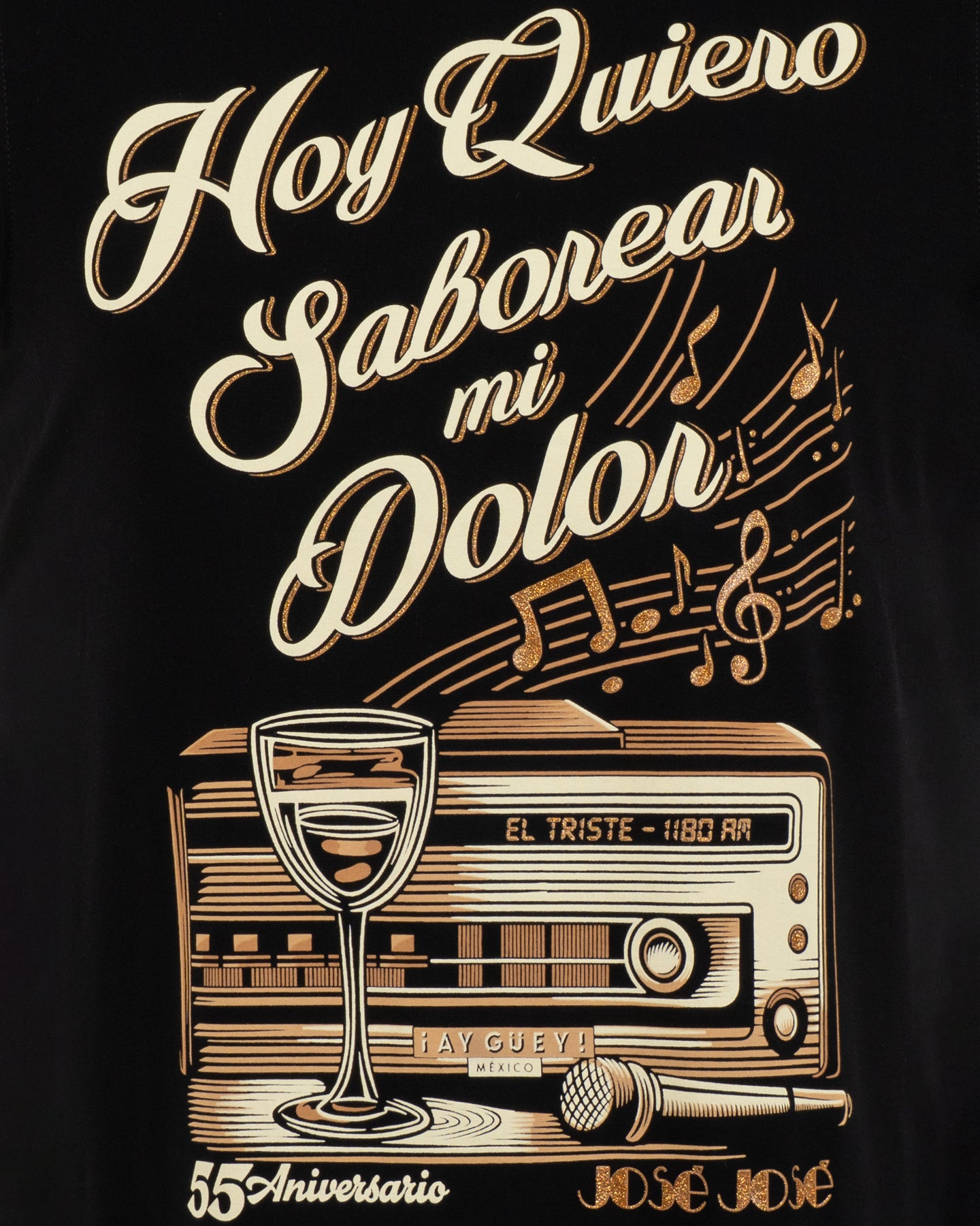 Playera El Triste En La Radio José José