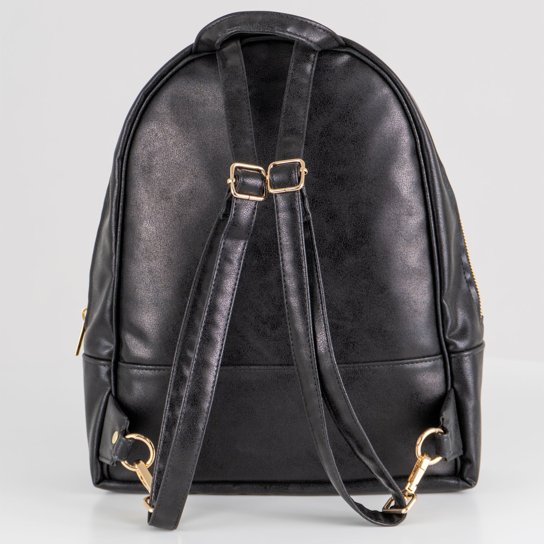 Mochila Modelo Arco para mujer color negro - Colección CALAVERA ORO
