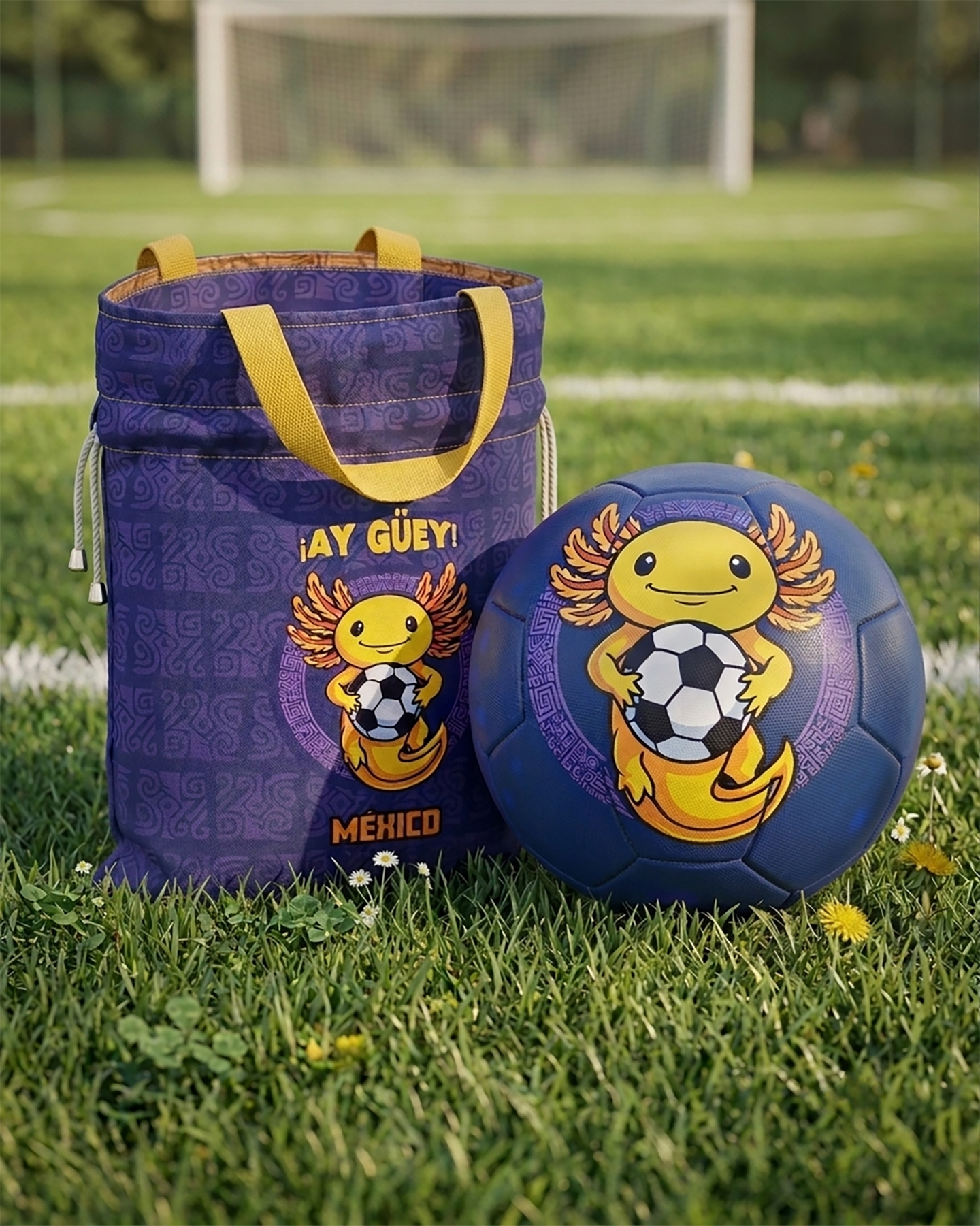 Balón de Fútbol A-XOOL Morado