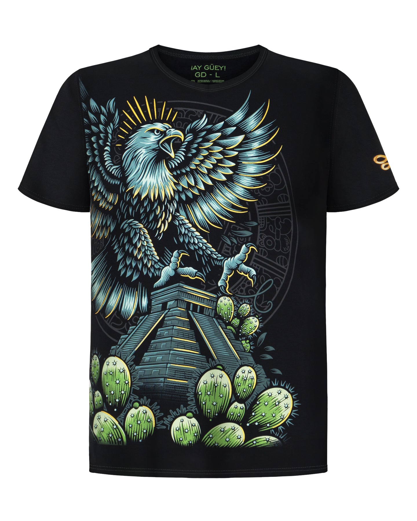 Playera MexMix Tinta Dorada