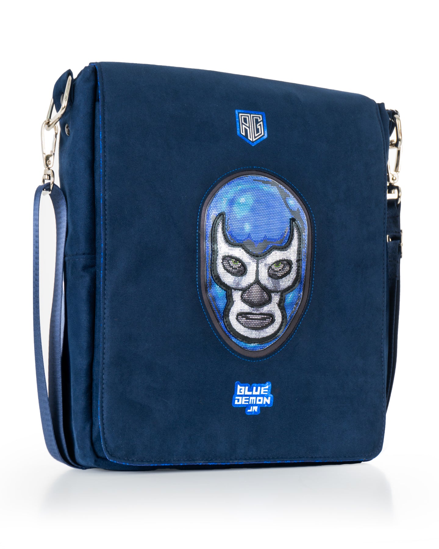 Mochila Mensajera Máscara Blue Demon Jr.