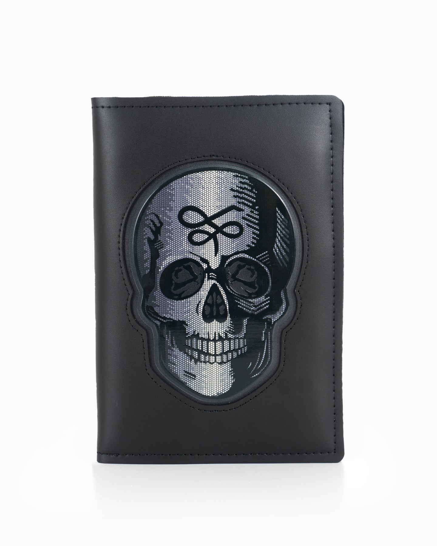 Porta Pasaporte Calavera Felipe Piel