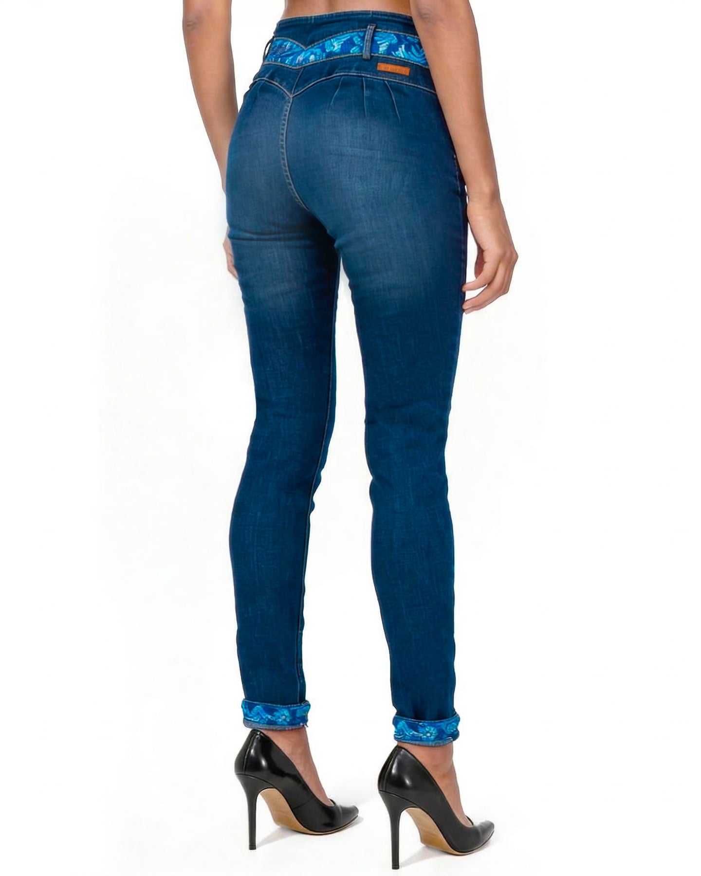 Jeans Push Up QQ3 Cozumel Detalles bordados