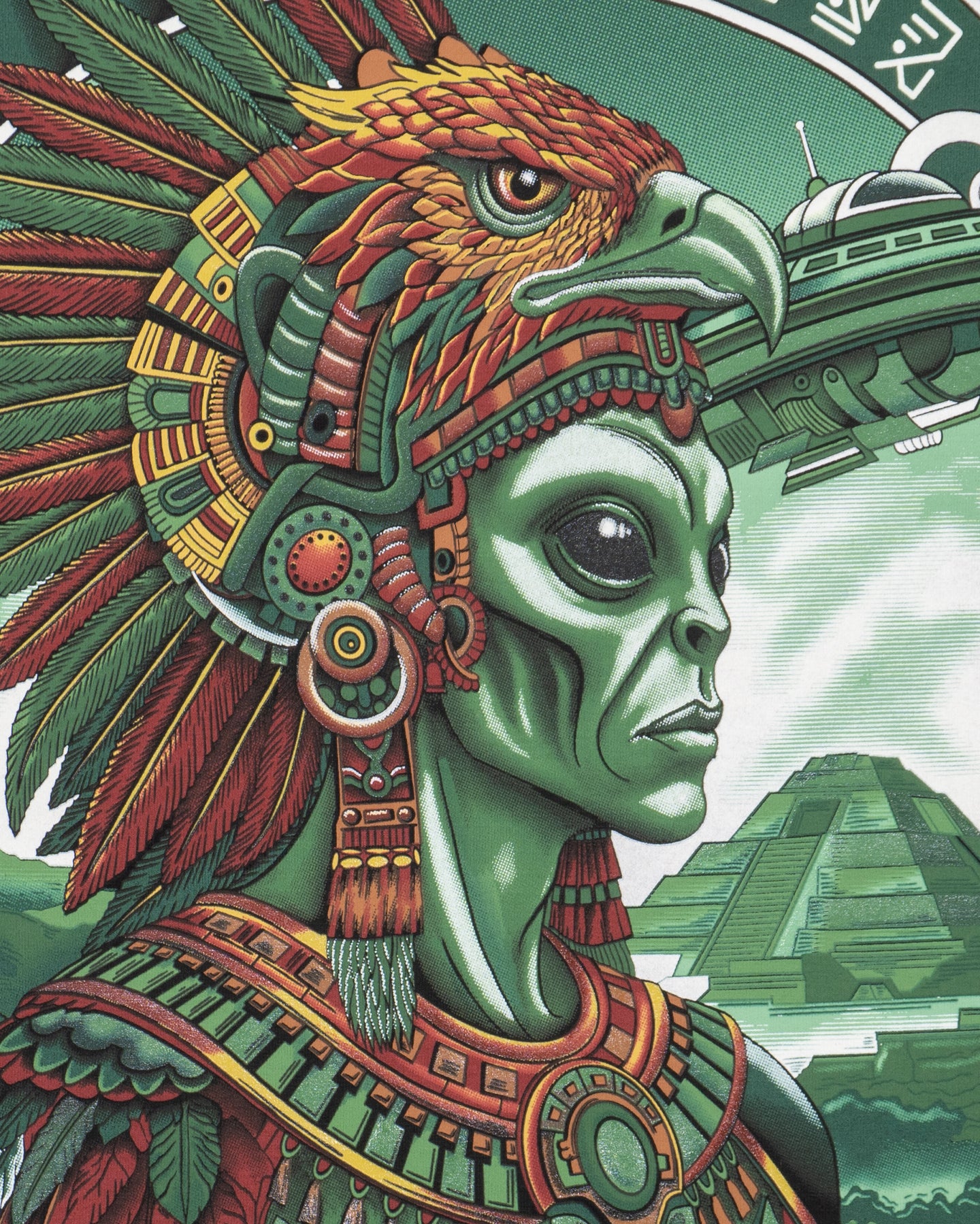 Playera Tlatoalien Tinta Gel