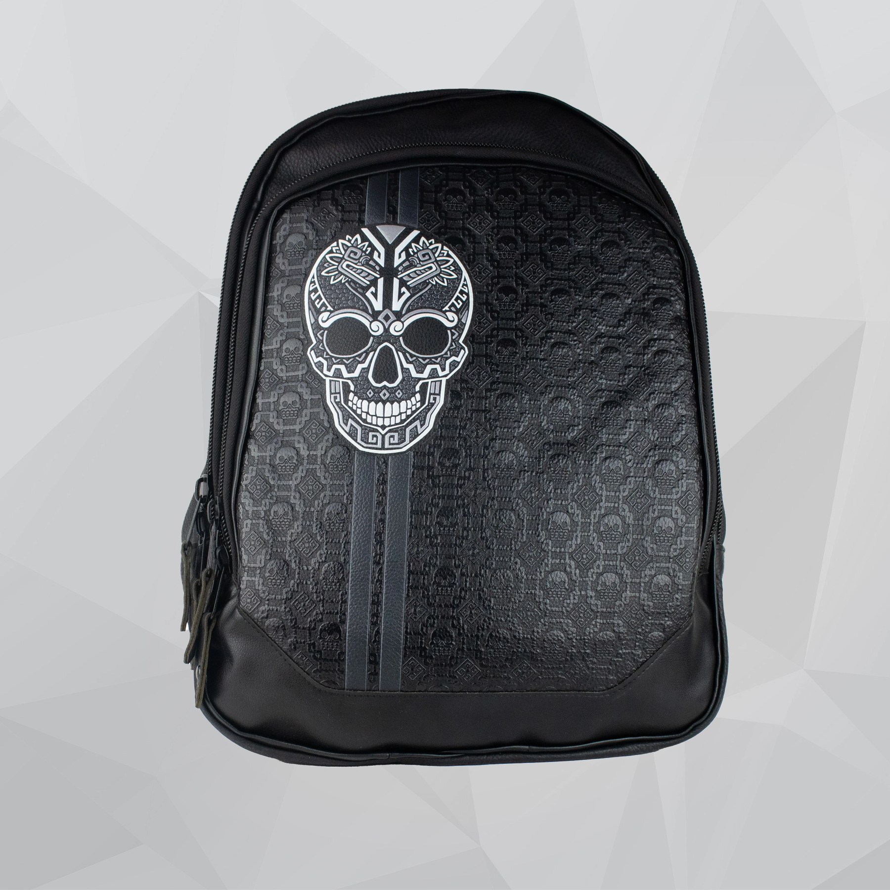 Mochila Piel - Calavera Negra