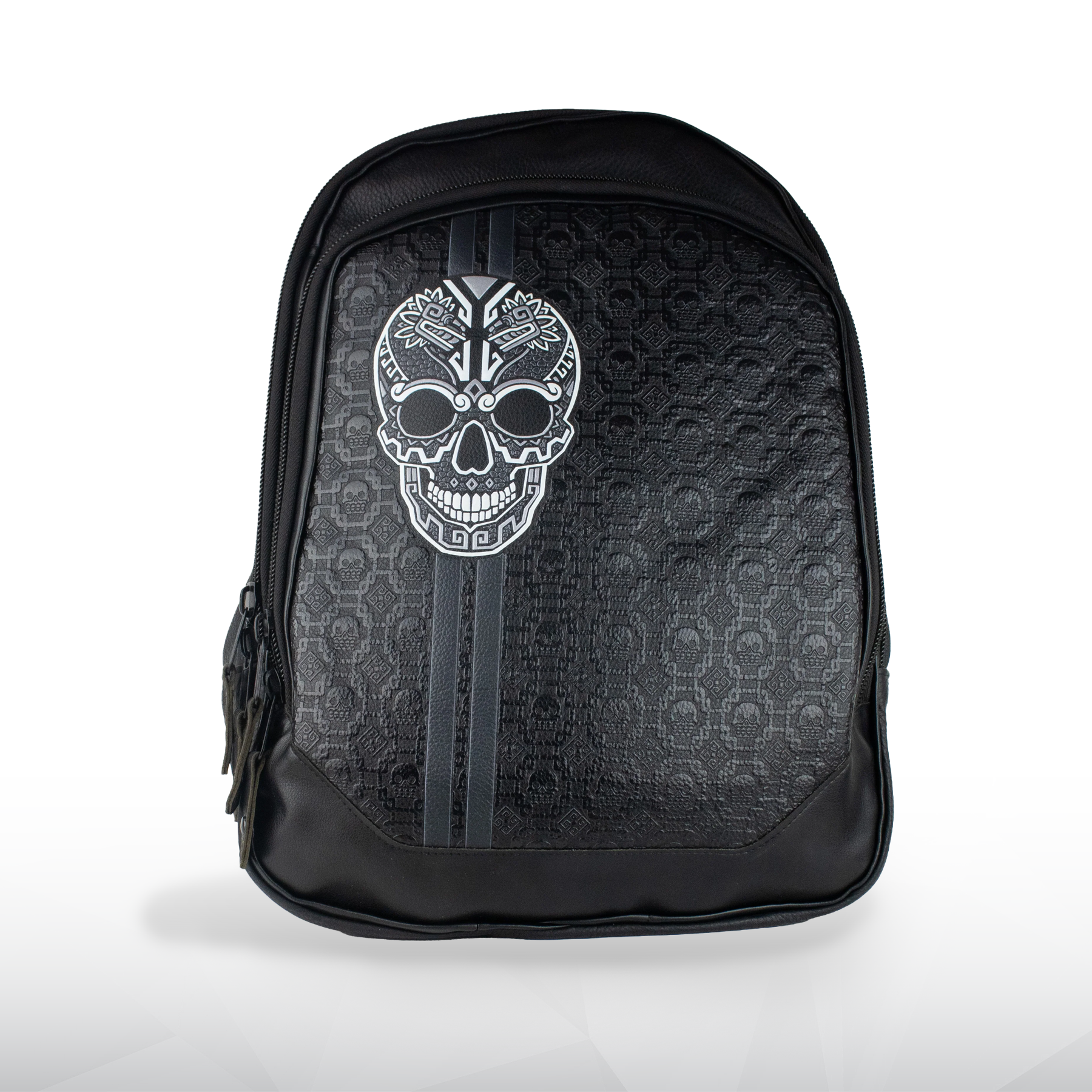 Mochila Piel - Calavera Negra