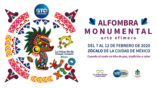 Xico: Alfombra Monumental en el Zocalo