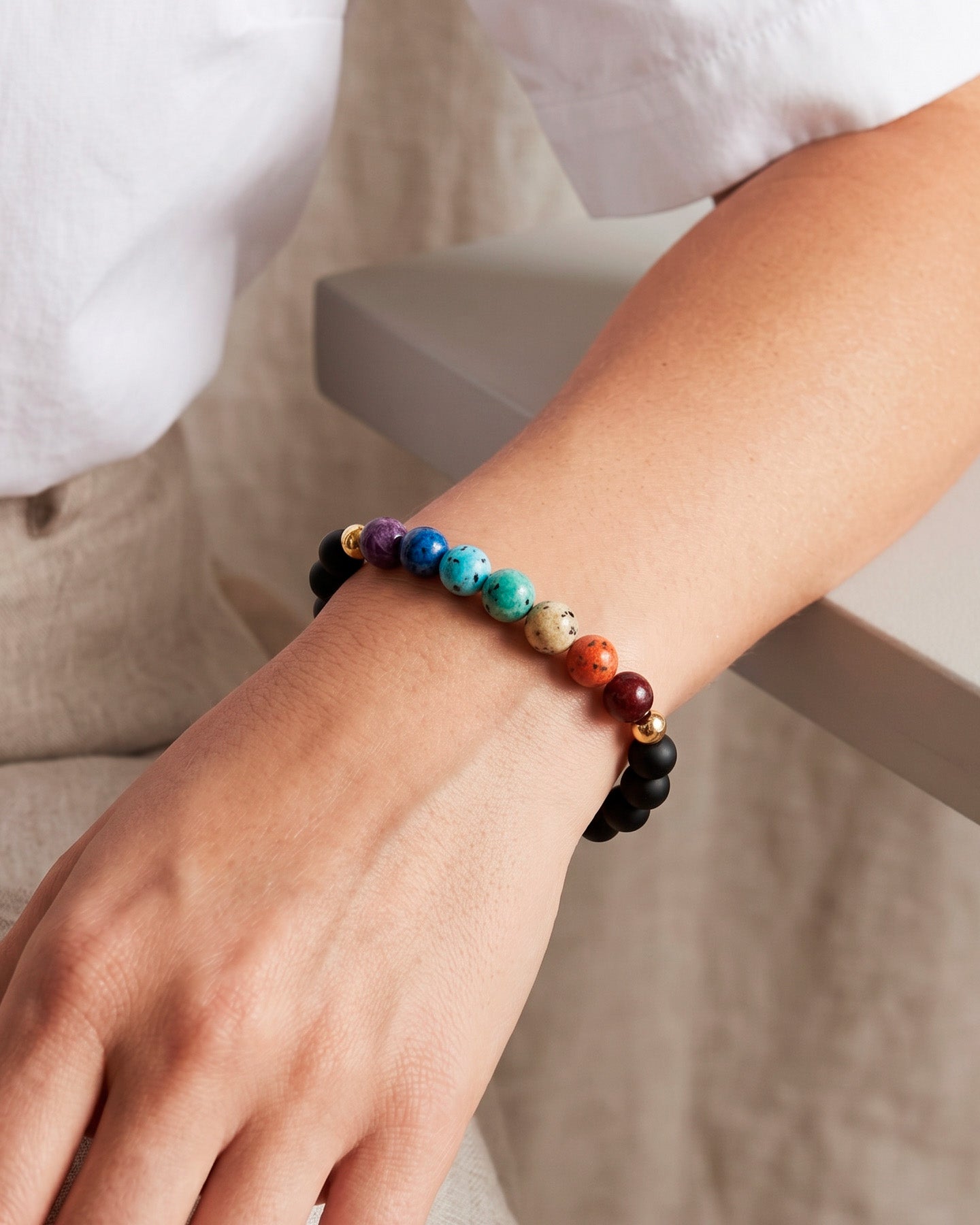Pulsera Onix  Facetada