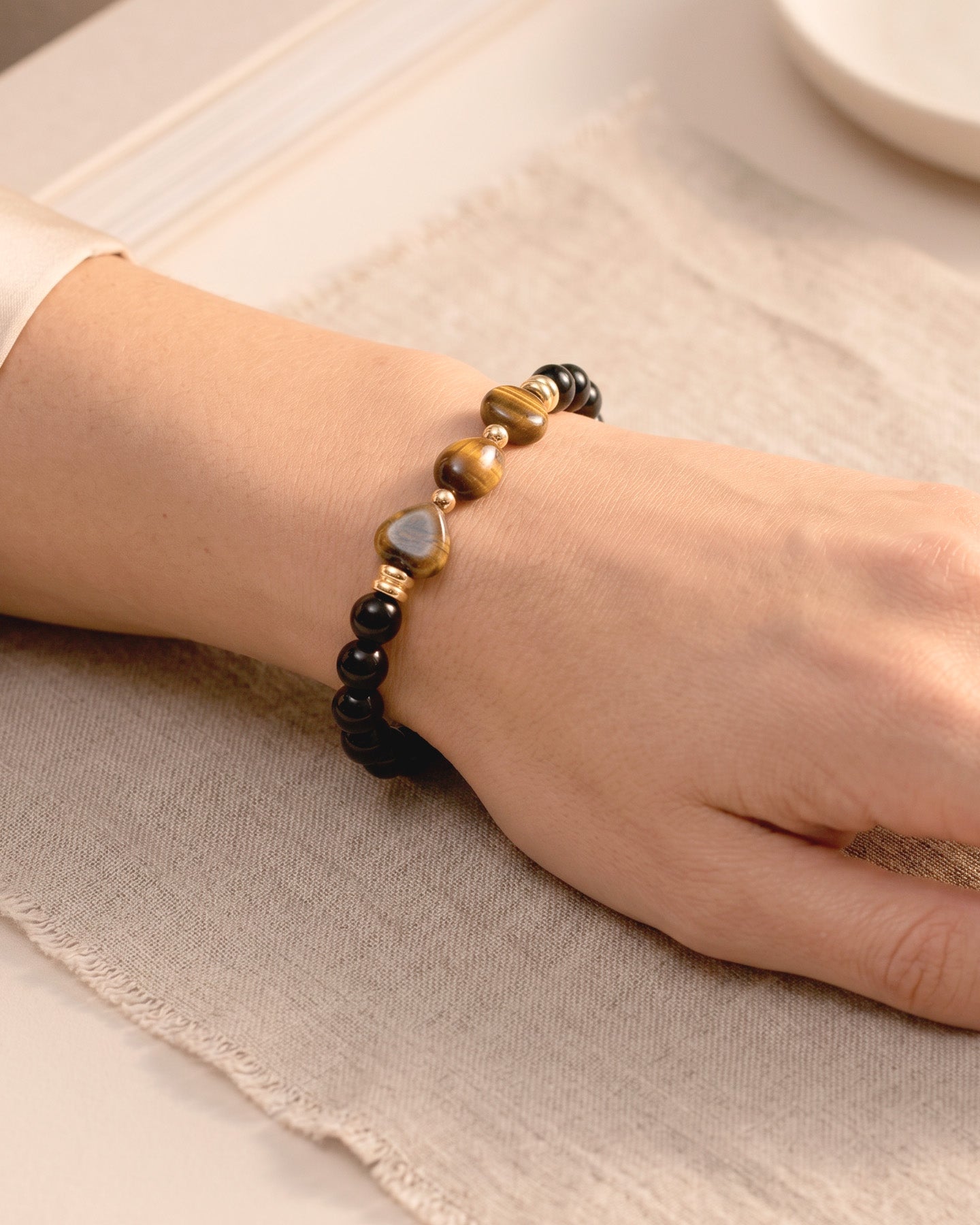 Pulsera Onix Ojo De Tigre MU