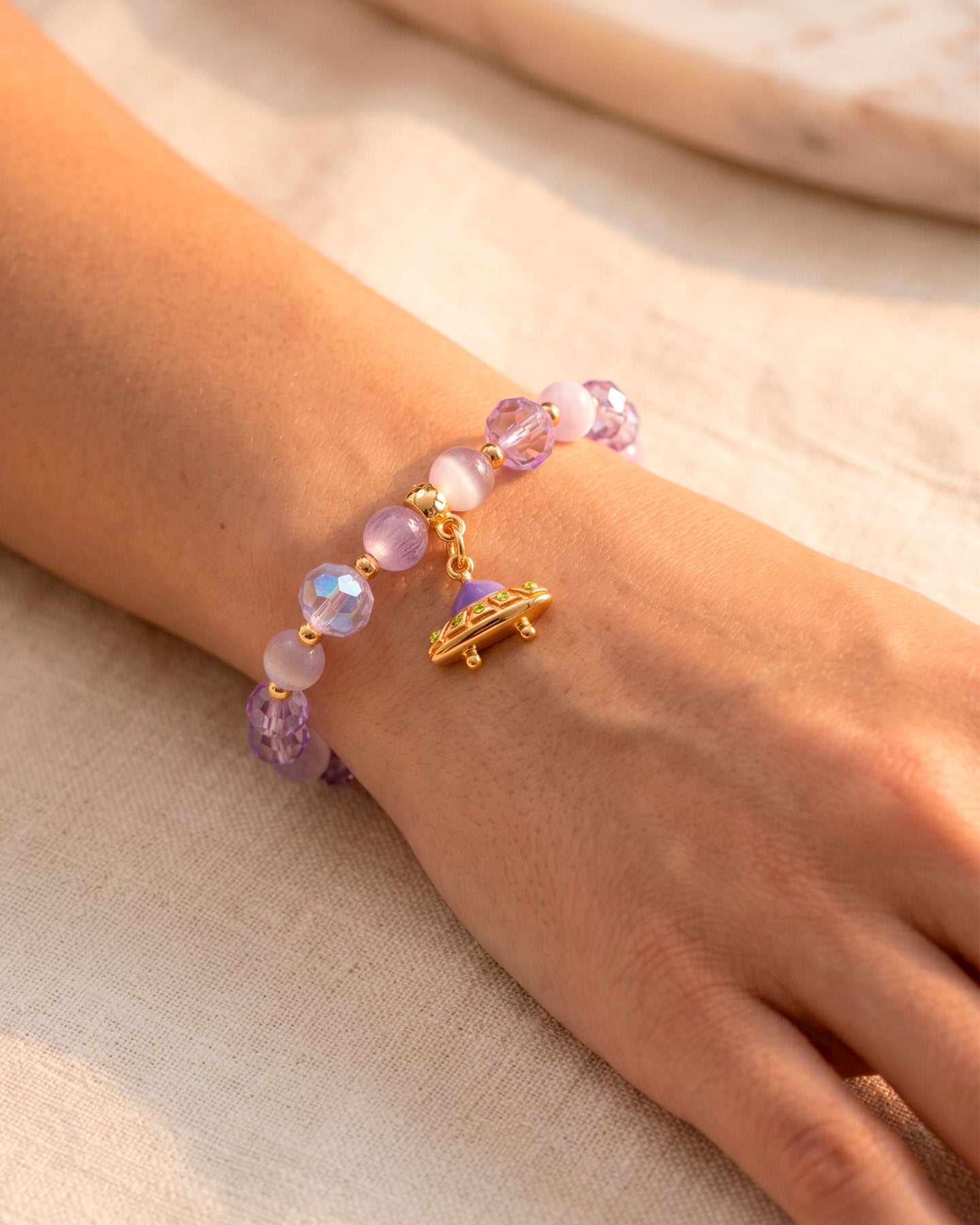 Pulsera Cristal Ojo de Gato