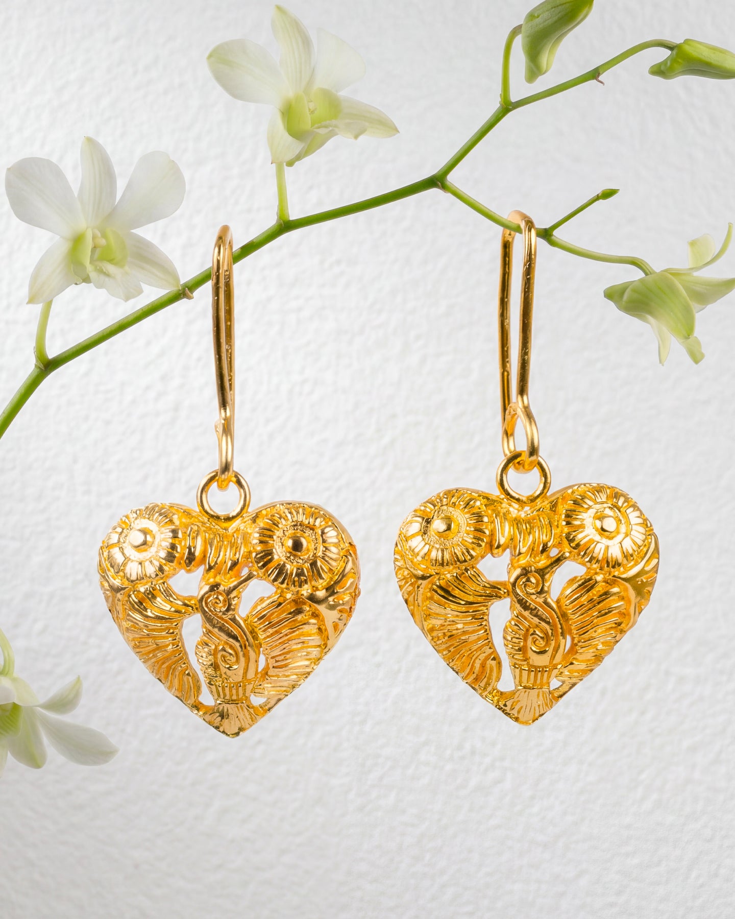 Aretes Colibrí Dorados