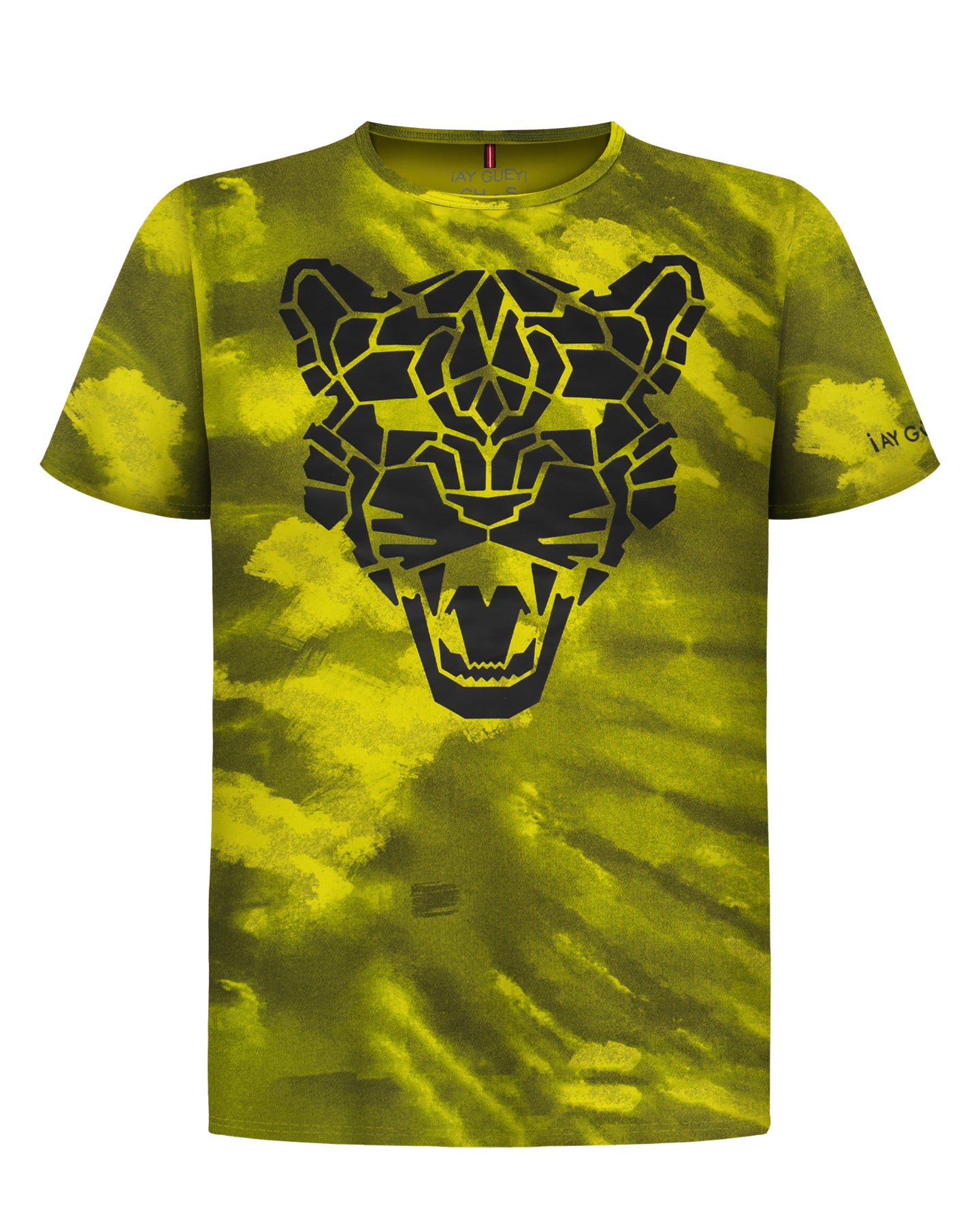 Playera Bigotes Verde Vinil