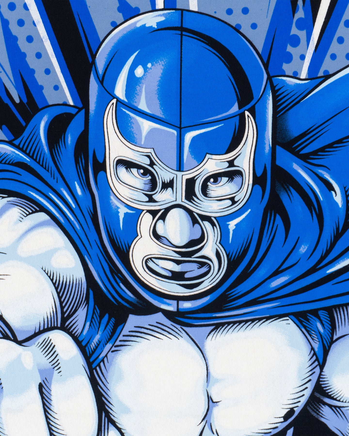 Playera Blue Demon Jr. 11 Estampado Espalda