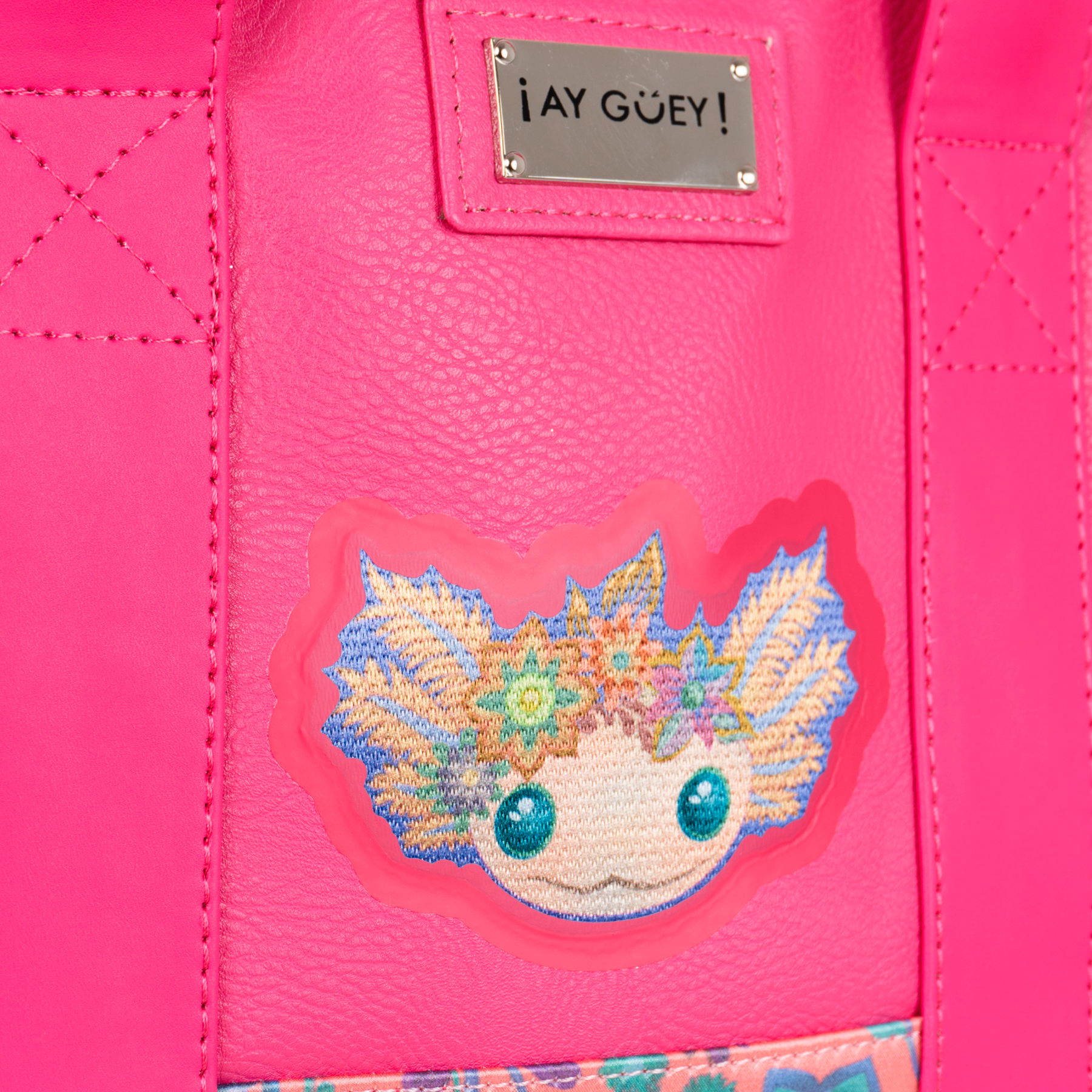 Bolsa Tote Ajolote Rosa