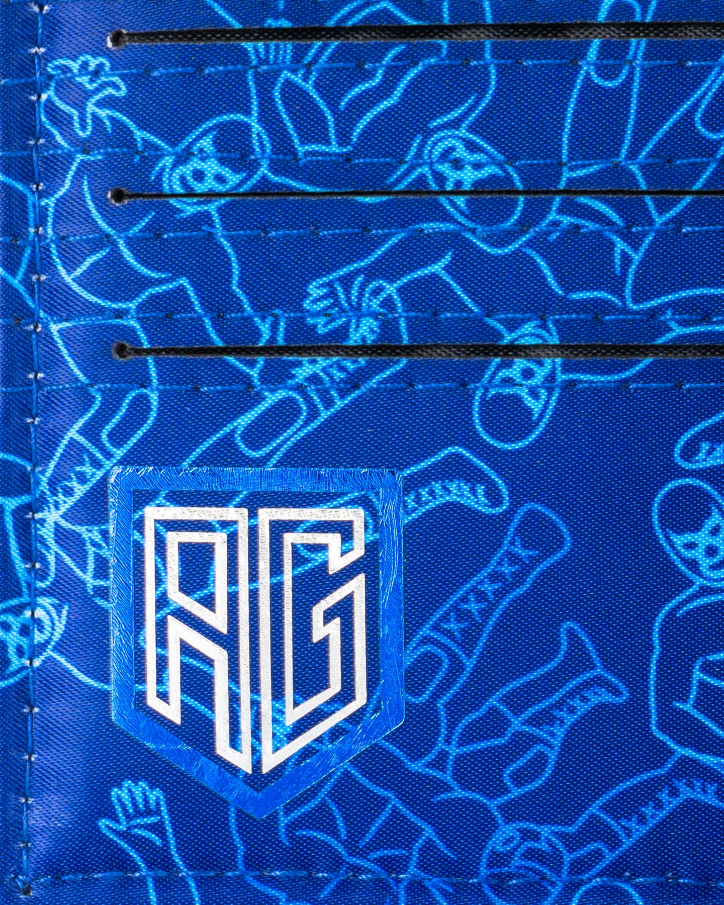 Cartera Aztlán Máscara Blue Demon Jr.