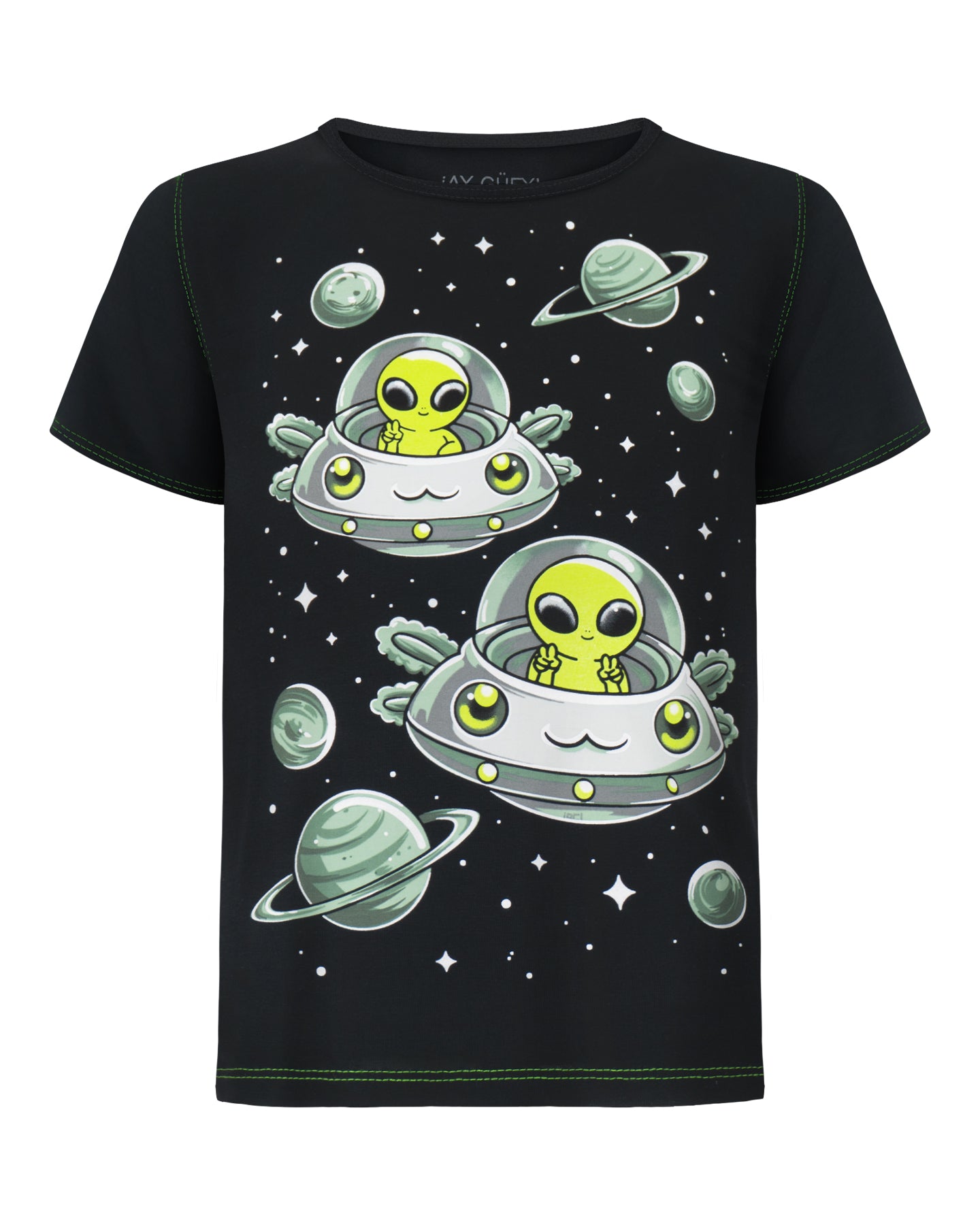 Playera Niño Destino Tierra Glow in the Dark