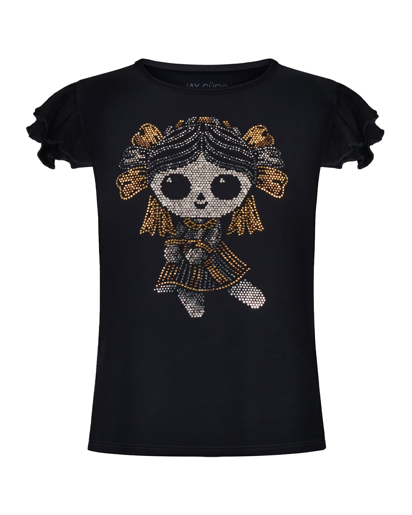 Playera Niña La Dorada Pedrería