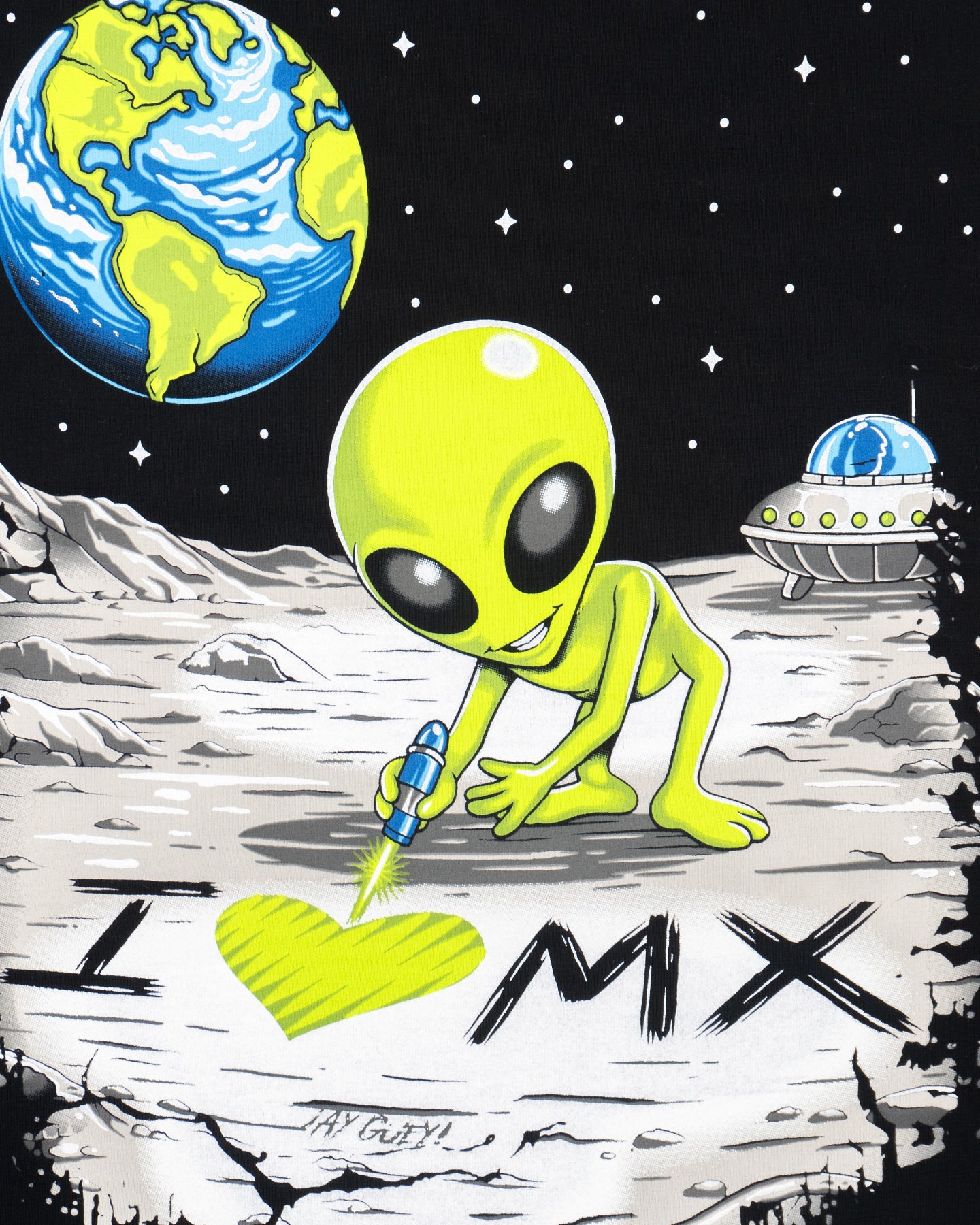 Playera Grafitera Alien