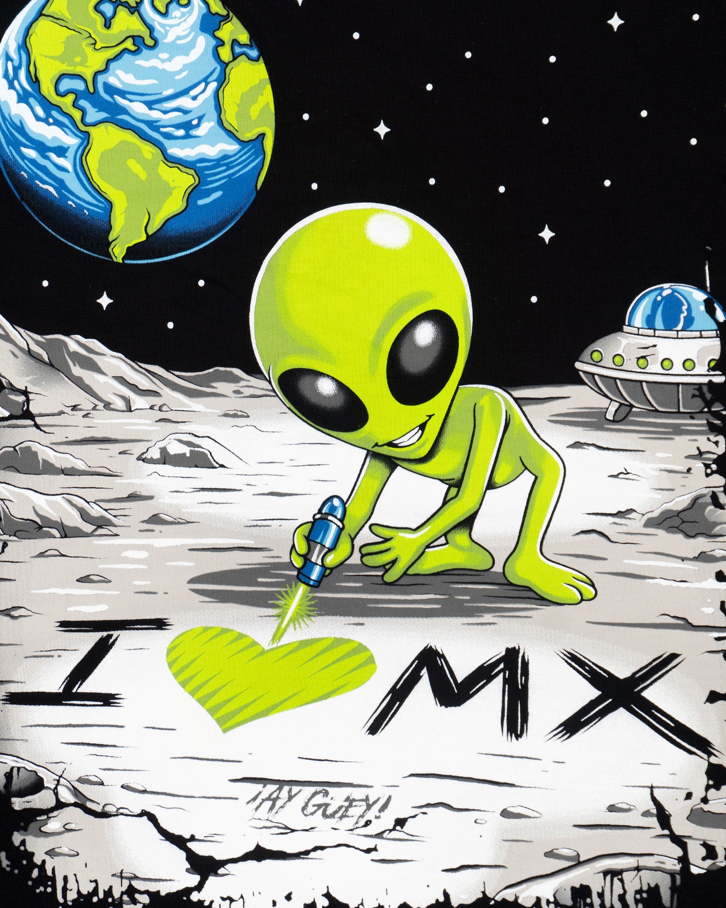 Playera Grafitero Alien