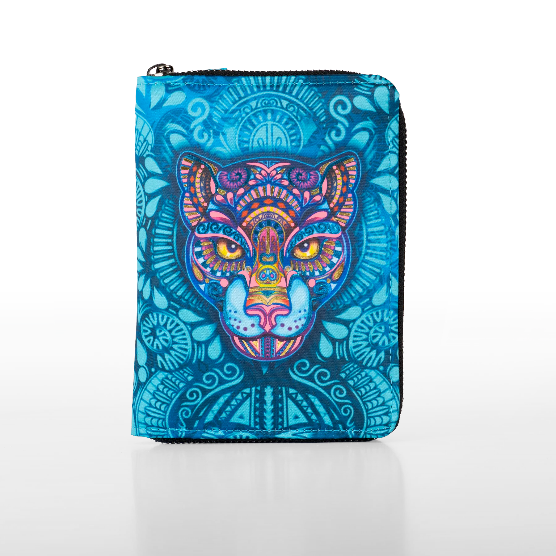 Porta Pasaporte de tela para mujer - Colección ENO-JAA TURQUESA