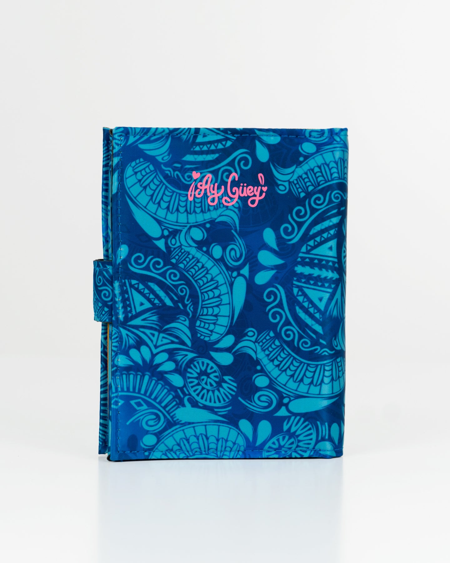 Porta Pasaporte de tela para mujer - Colección ENO-JAA TURQUESA