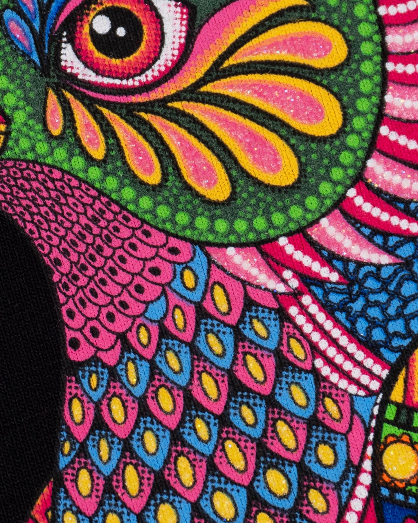 Blusón de picos Quetzy Tinta Shimmer