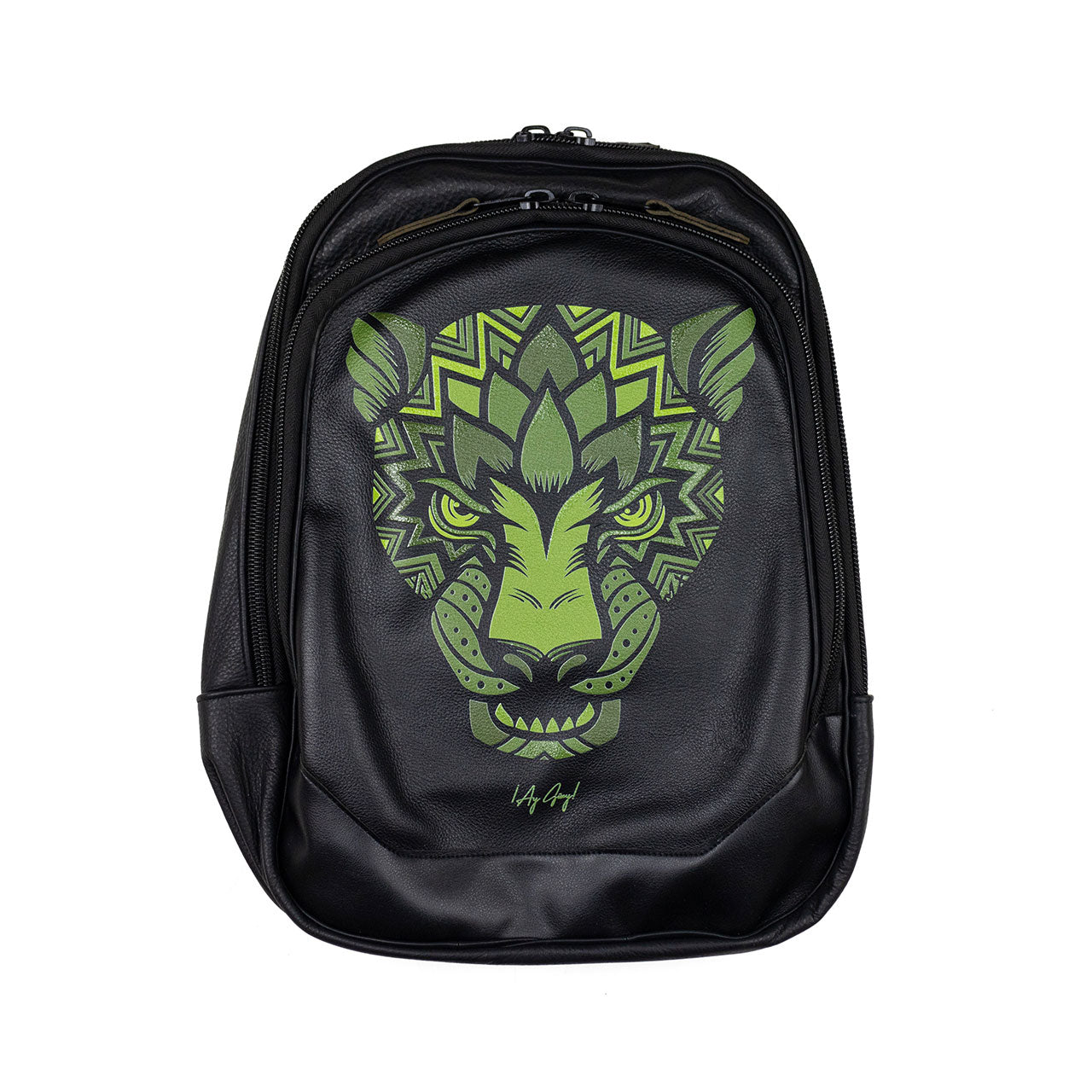 Mochila Piel - Jaguar Verde