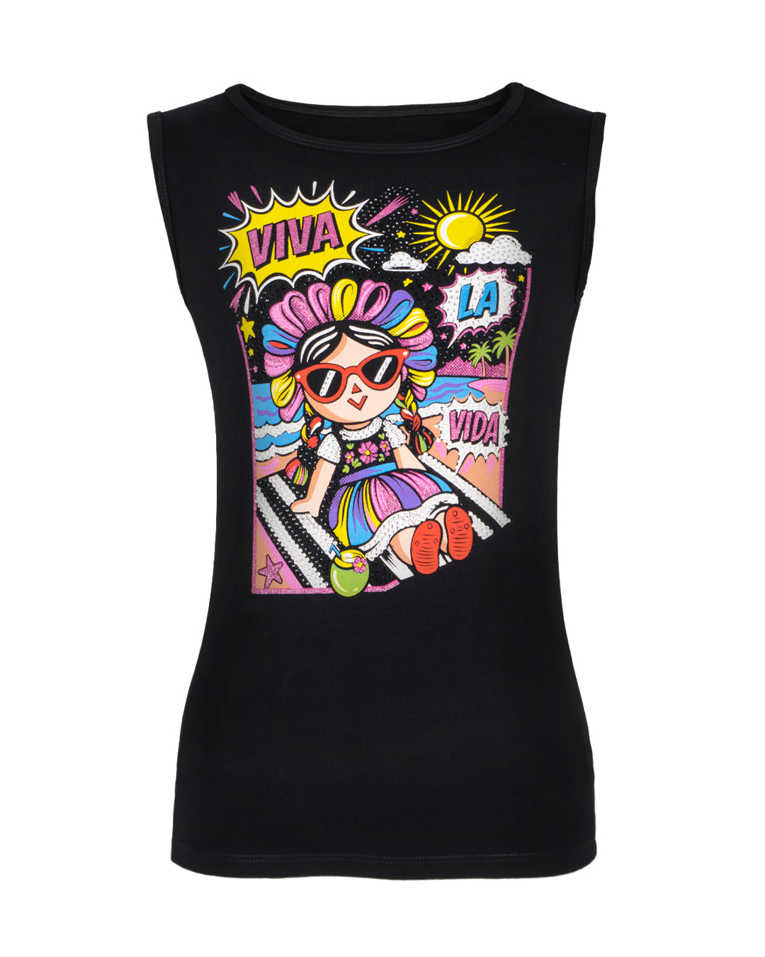 Playera sin mangas VVP Pedrería